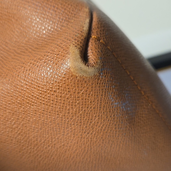 Vintage Coach Tan Leather Tote Bag - Picture 7 of 10